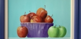 Geoff King - Apples in Purple Bowl